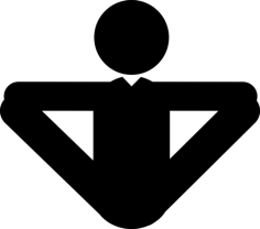 Man In Yoga Posture Editable Svg Line Art, Free Vectors File